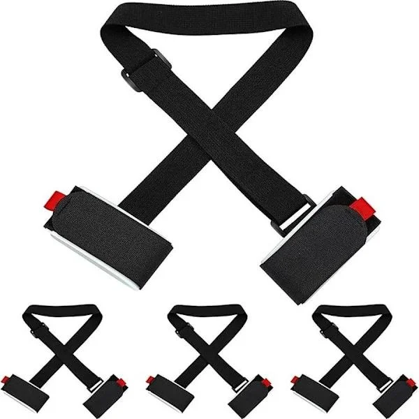 4-Pak Skibånd / Skiholder – Bærerem til ski