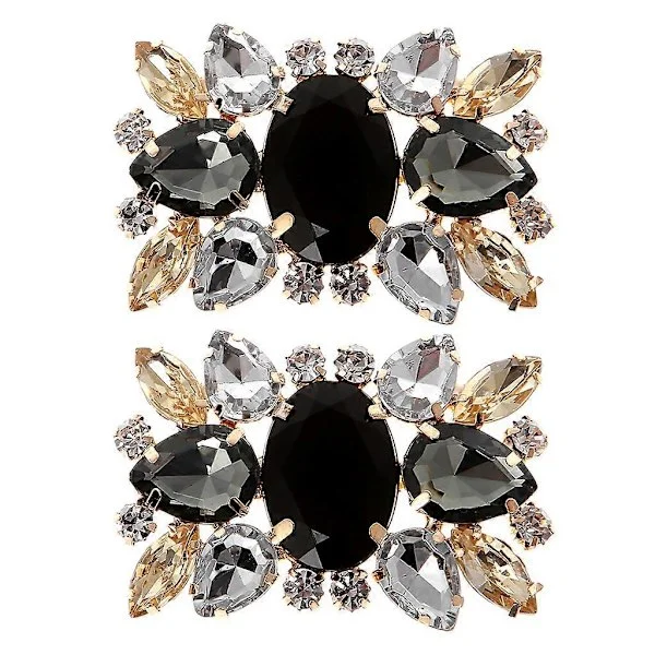 2 stk. Rhinestone Bryllup Brudesko Klips Tilbehør DIY Dekoration Vintage Stil