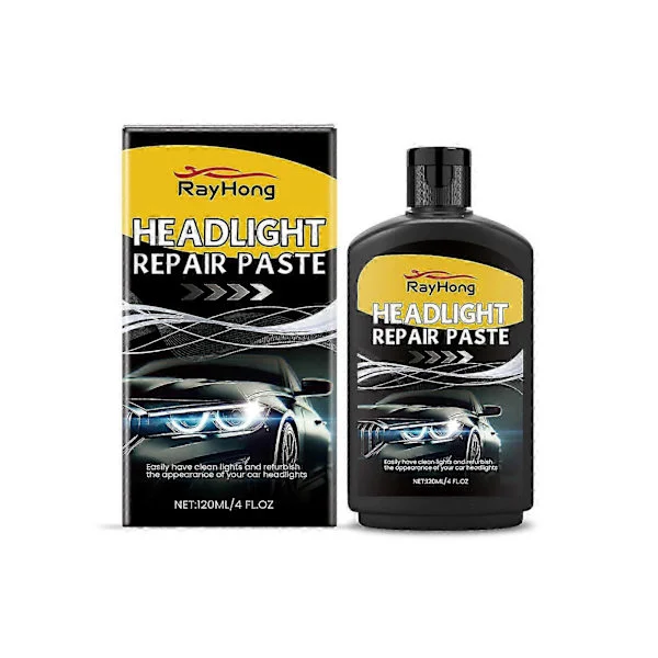 Strålkastarrenoveringsrengöring - 120 ml Bil Ljus Oxidation Borttagare & Polermedel