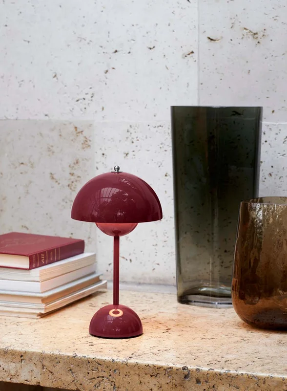 &tradition Flowerpot VP9 oppladbar bordlampe H30 - mørk plomme