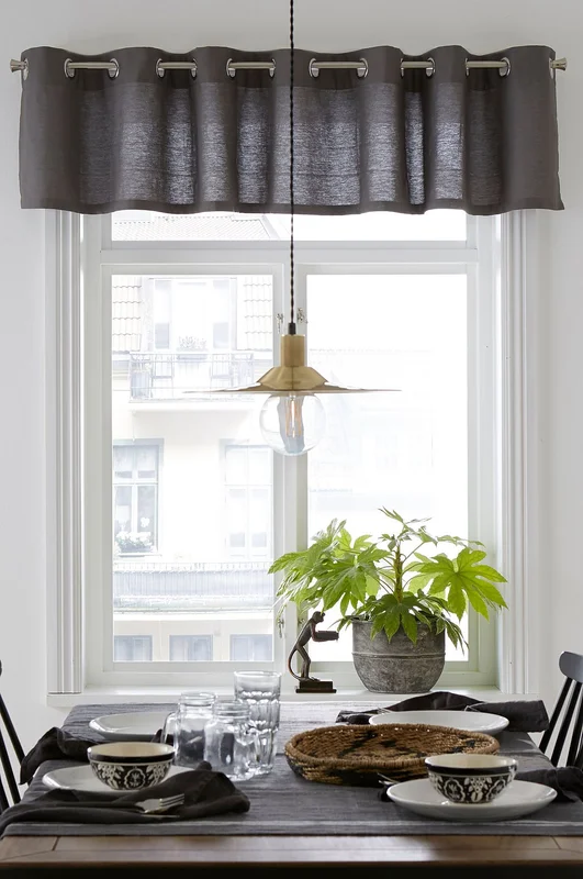 &Home - Maljekappe - Grå - Julegardiner - 250 - Fra Homeroom