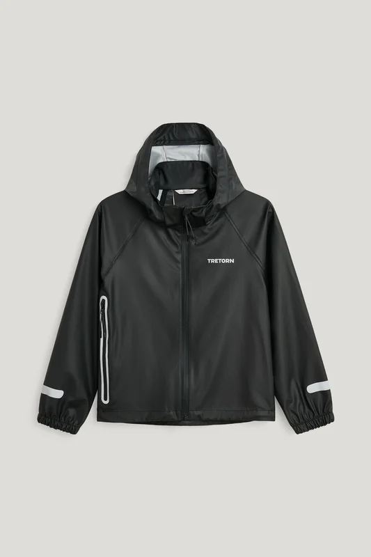 Tretorn Kids Packable Rainbreaker Set — Rain Gear Kids — Black | Outerwear, Wellies, Jackets & Rainwear for Women, Men & Children