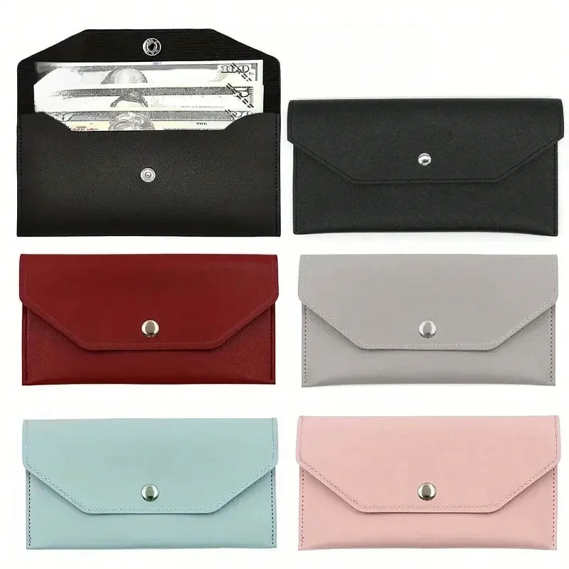 AliExpress - 1PC femmes portefeuille réutilisable pince à billets portefeuille argent carte bancaire enveloppe sac de rangement avec fente pour carte 