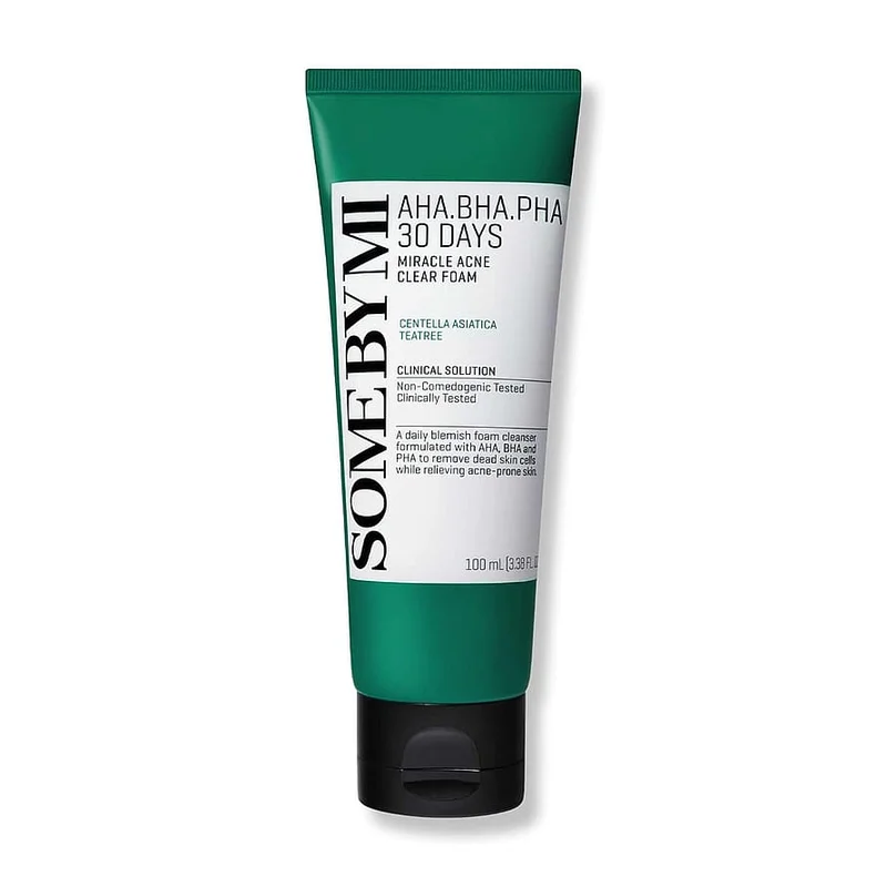 Some By Mi Aha-Bha-Pha 30 Days Miracle Acne Clear Foam, Hudpleje, Renseprodukter, Rens & Vask
