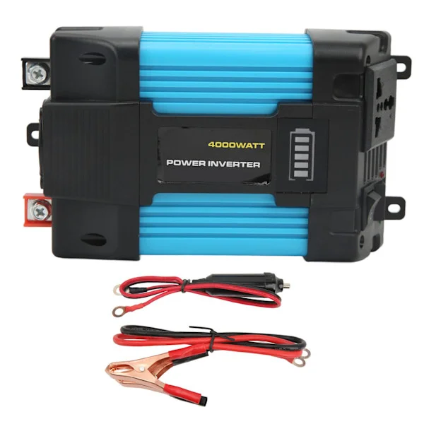 300W modifisert sinusbølge-inverter dobbel USB hurtiglading LED batteristrømdisplay bilstrøminverter 12V til 230V