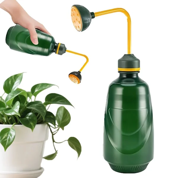 Inomhus Vattenkanna, Liten Vattenkanna 450ml, Inomhus Vattenkanna, Liten Lämplig för Plantor och Ömtåliga Växter (Grön)