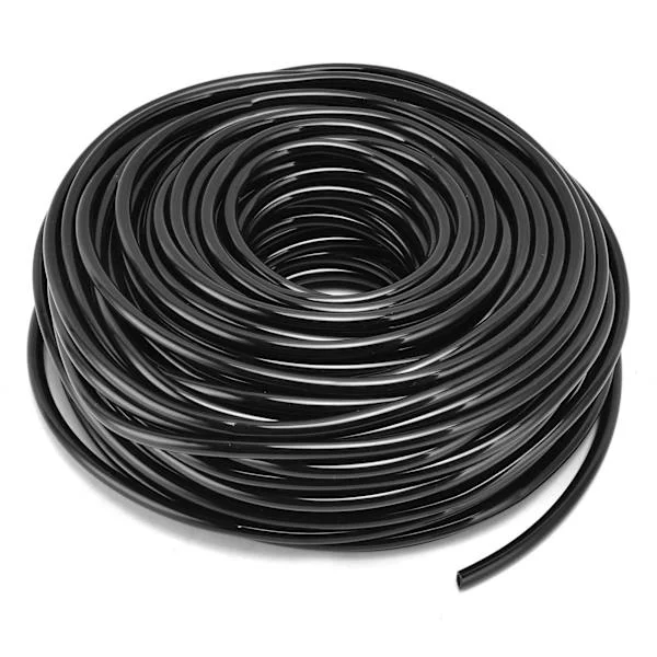 Dryppslange for hagevanning, PVC svart hageslange kraftig fleksibel vannslange, dryppslange egnet for automatisk plante