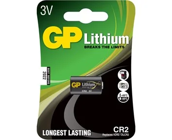 Litiumbatteri, CR2, 1-pack - GP CR2 litiumbatteri 3V 1-pack