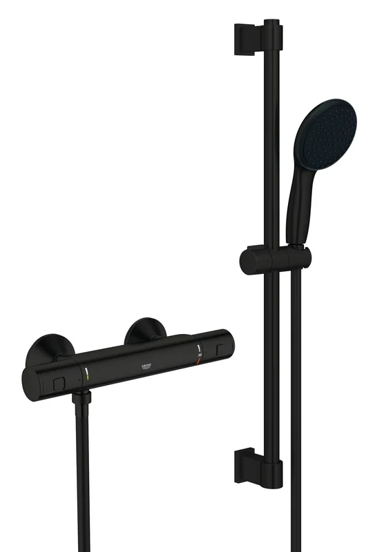 Grohe Precision Start 345972431 Brusesæt 150 c/c Sort, Badeværelse
