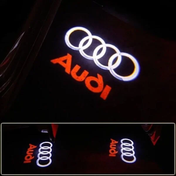 Audi LED välkomstbelysning. Dörrbelysning. Speciell välkomstbelysning för Audi A1 A3 A4 A5 A6 A7 A8 Q3 Q5 Q7