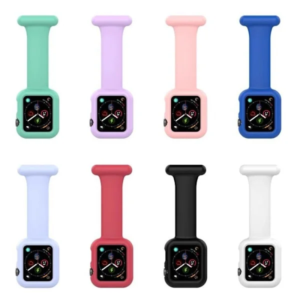 Apple Watch 38/40/41mm Etui Sykepleierklokke Hvit Hvit