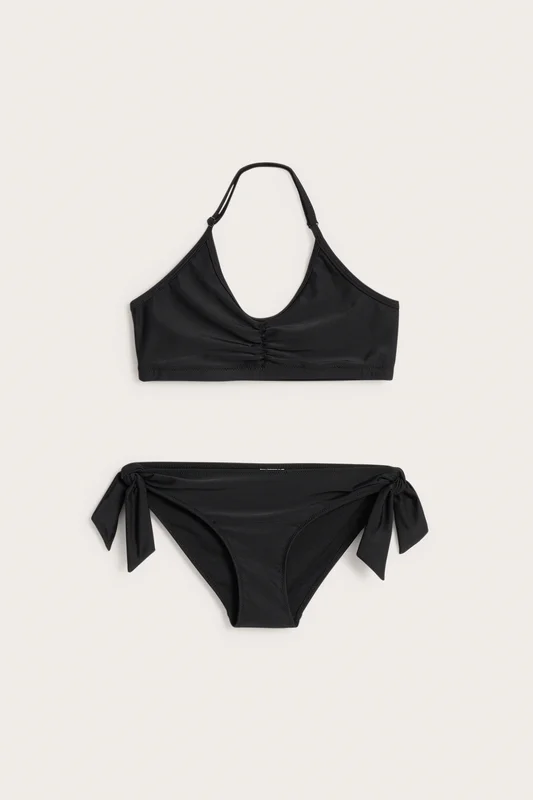 Kappahl | Bikinit solmittavilla nauhoilla Musta 146/152 | Lapset