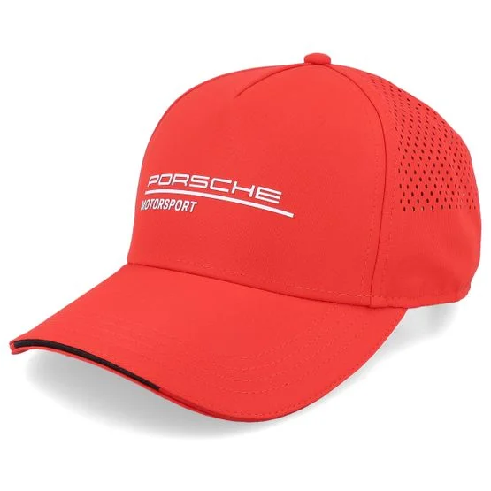 Porsche - Porsche Motorsport Red Adjustable Adjustable Red Cap - @ Hatstore