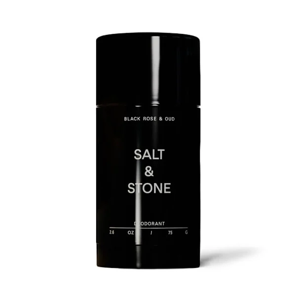 Salt # Stone Unisex Sort Oud Ekstra_Stærk Aluminiumsfri Deodorant #