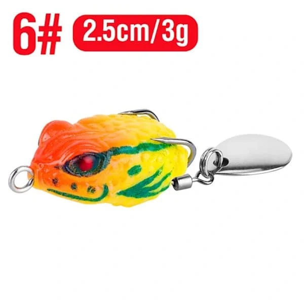 Udendørs Luya langdistance tordenfrø 2,5 cm/3g mini frø rammer bl farve F