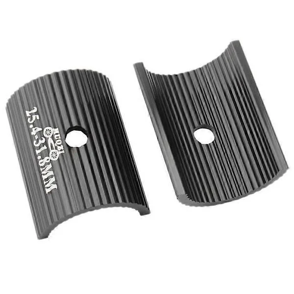 Sykkelstyre Shim Sykkelstyre Adapter Bøssing Stamreduserer 25,4-31,8mm Sykkeldeler Svart