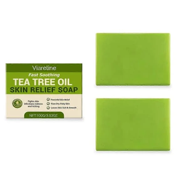 1-3x Tea Tree Sæbe Svampedræbende Antibakteriel Behandling Til Ansigt Krop Akne, Fodsvamp, Tinea, Folliculitis Ringorm Lyskesvamp