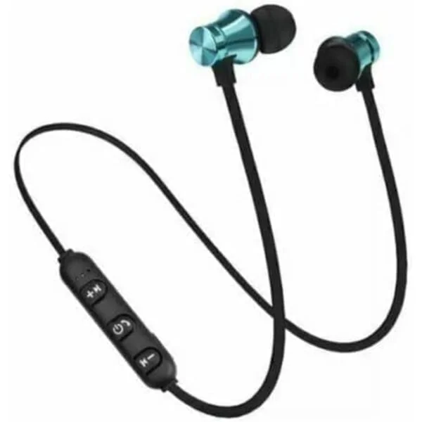 Bluetooth-hovedtelefoner med nakkebånd, opgraderede hovedtelefoner med mikrofon, IPX7 svedafvisende, magnetiske in-ear-hovedtelefoner, velegnet til 