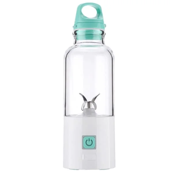 Waterproof Fruit Juicer, Rechargeable Mini Juicer, Electric Portable Fruit and Vegetable Blender, Juicer, Juice Cup, Mug, Blue