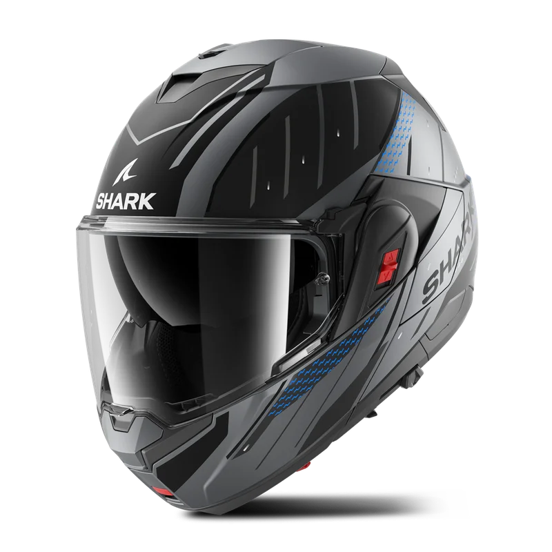 Casco Modular Shark OXO Antracita/Azul/Negro L