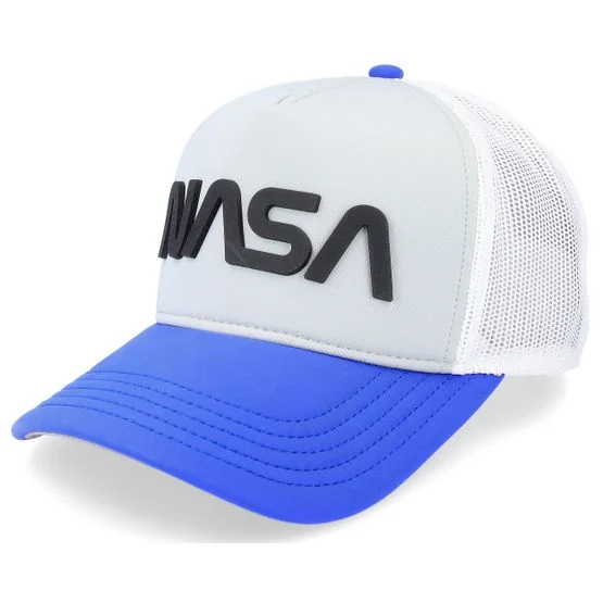American Needle - Gris trucker Gorra - Nasa Riptide Valin White Grey Trucker @ Hatstore
