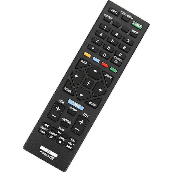 Universel fjernbetjening til Sony TV, erstatning for alle Sony LCD LED TV og Bravia TV-fjernbetjeninger