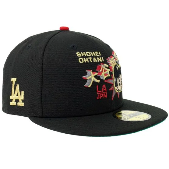 New Era - MLB Černá fitted Kšiltovka - Hatstore Exclusive x Los Angeles Dodgers 59FIFTY Shohei Ohtani Black Fitted @ Hatstore