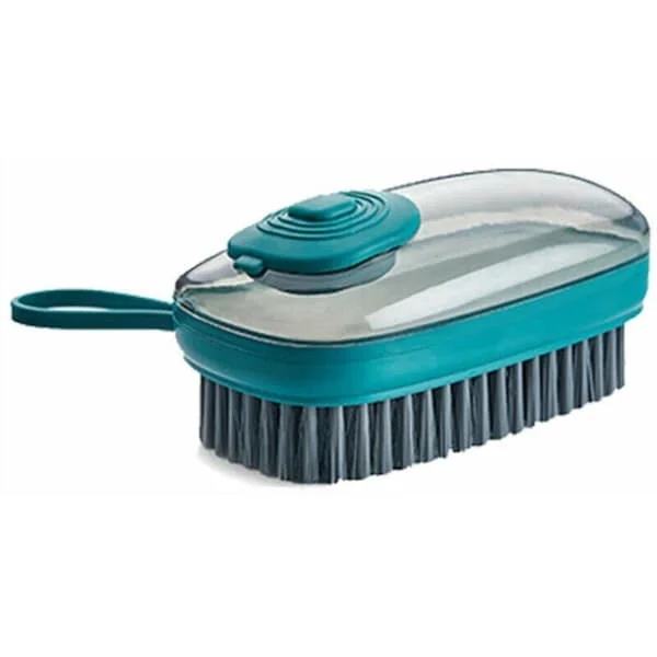 Multifunctional Liquid-Filled Soft Hair Does Not Damage Clothes Cleaning Brush (Dark Green)