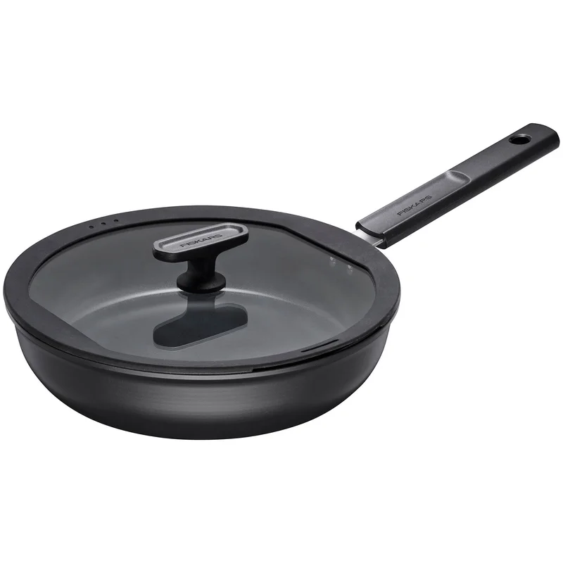 Fiskars Hard Face traktørpanne 26 cm' - 'Svart