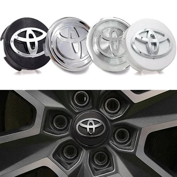 4-pack - Toyota centrumkåpor/hjulnavsemblem - Bil 75