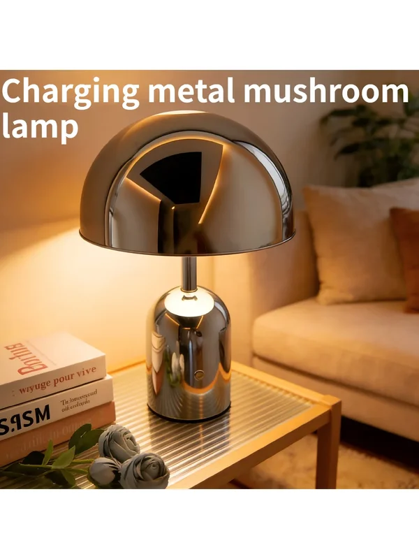 AliExpress - LED Antike Dekoration Schreibtischlampe Wohnzimmer Schlafzimmer Retro Atmosphäre Nachtlicht Nachttisch Lade Metall Pilz Dekoration