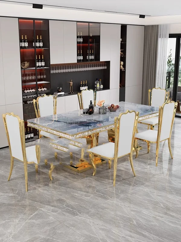 AliExpress - Cuisine marbre Table à manger Restaurant chaises d'appoint salon étude Table à manger écriture bureau Muebles meubles commerciaux
