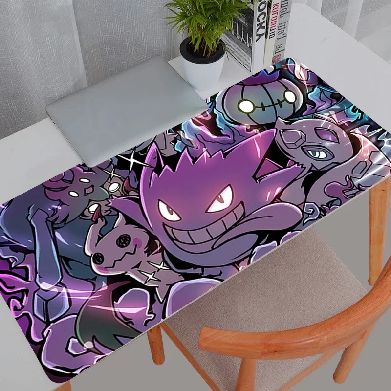 AliExpress - Tapis de souris de jeu grand Dywan Gamer clavier tapis de bureau tapis de Table impression HD tapis de souris p-pokemons g-gengar XXL 