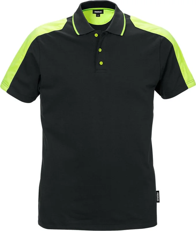 Fristads Herr Pikétröja stretch 7448 RTP, Svart