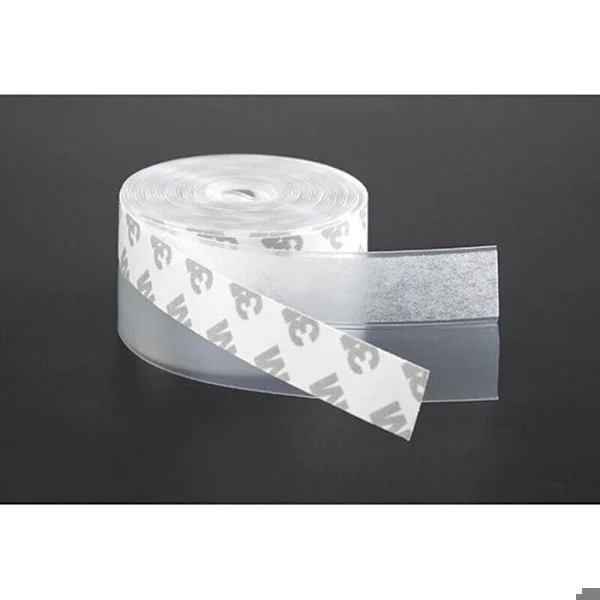 Tetningslist, gjennomsiktig, 25 mm x 5 m, selvklebende silikon tetningslister, dørgulvtetning for tape [YJD][YJD]