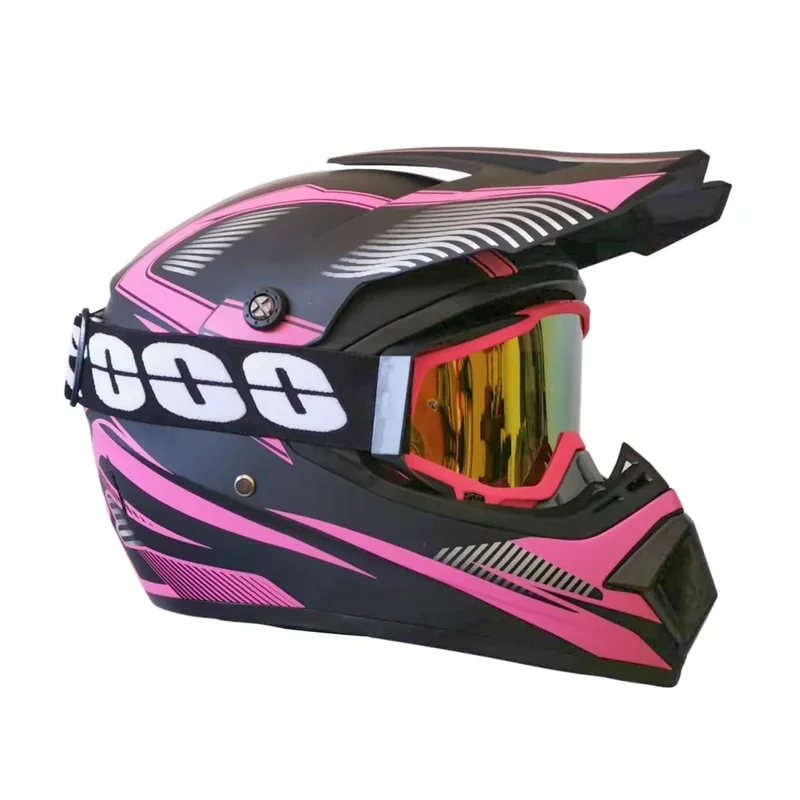 AliExpress - Casque Champion tout-terrain pour enfants Casque intégral MX et Dirt Bike certifié DOT avec lunettes