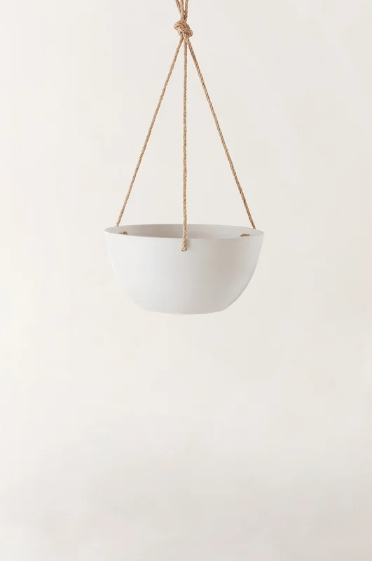 Jotex - Ripustettava Ruukku ø 25 Cm Valkoinen Valkoinen - MARK - Osta Ulkoruukut Jotex