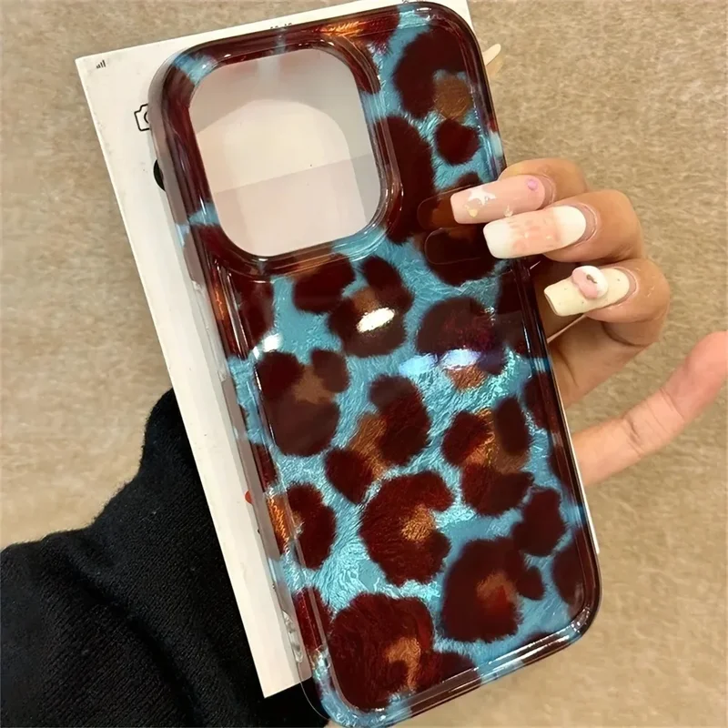 AliExpress - Coque de téléphone souple à imprimé léopard, Simple, à la mode, pour iPhone 17, iPhone 16 Pro Max 15 14 13 12 11 XS X XR 7 8 Plus