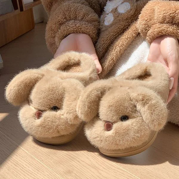 xjxj--Söpöt pienet lampaannahkatossut, liukumattomat pehmotossut Khaki Khaki Koot 36-37 Koot 36-37 Khaki