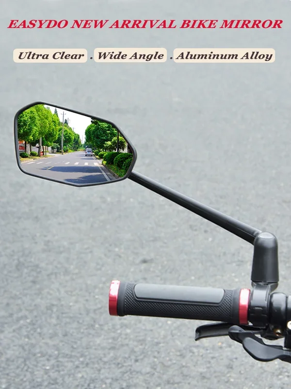 AliExpress - EasyDo Fietsspiegel Elektrisch fietsstuur Achteruitkijkspiegel met 360 draaibare fiets Verlengde spiegelarm voor mountainbiken op de weg