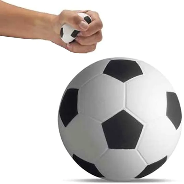 6cm Fotboll Stressboll för Barn Långsamt Stigande Roliga Leksaker Stressavlastande Leksak för Barn och Vuxna