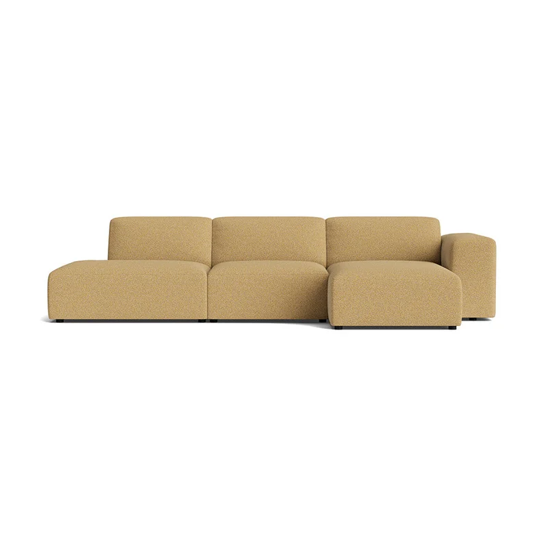 Soma chaiselong sofa, højrevendt | Open end - Puente Gul - 336x147x75 - Sofa, chaiselong