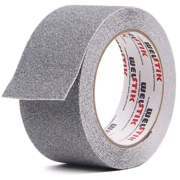 Klæbende skridsikker tape, stærk klæbemiddel, selvklæbende skridsikker tape, til indendørs og udendørs brug, til arbejdsplads- og hjemmesikkerhed. 