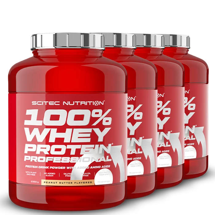 BIG BUY 4 x 100% Valleprotein Professionelt Valleprotein 2350 g
