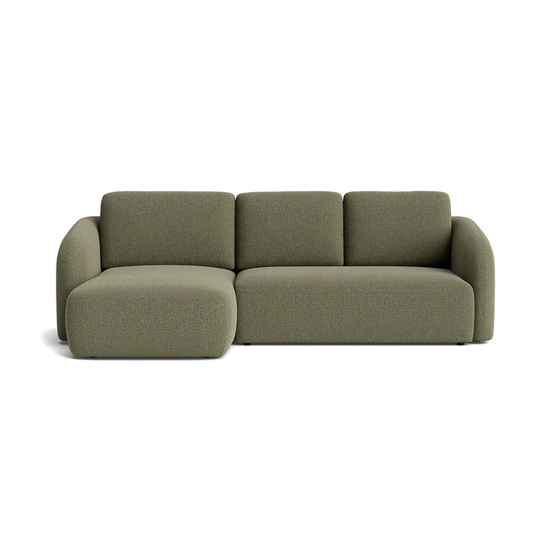 Savona chaiselong sovesofa, venstrevendt | opbevaring - Nordic Grøn - 270x154x94 - Sofa, sovesofa, chaiselong