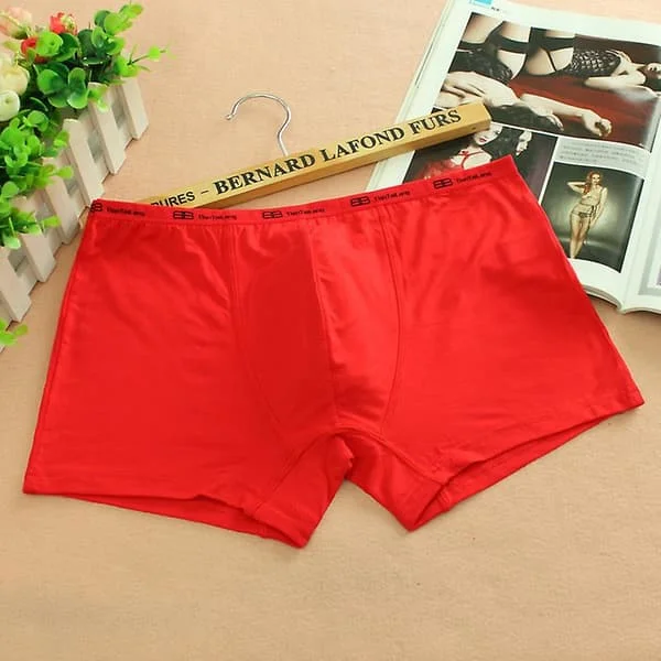 Herre Boxer Briefs Klassisk Åndbar Ensfarvet Modal Herre Boxer Briefs-Lysegrå-XXL