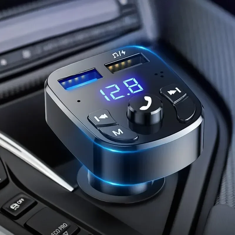 AliExpress - Auto MP3-Player Dual-USB-Schnell ladegerät FM Bluetooth-Empfänger Bluetooth-kompatibel 5,0 FM Sender USB-Flash-Laufwerk Stecker Auto-Kit