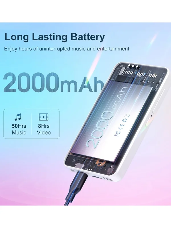 AliExpress - MECHEN MP3-Player Android 9.0 mit Bluetooth und WLAN, MP3-MP4-Player mit Spotify, Audible, Pandora, bis zu 512 GB (Weiß)