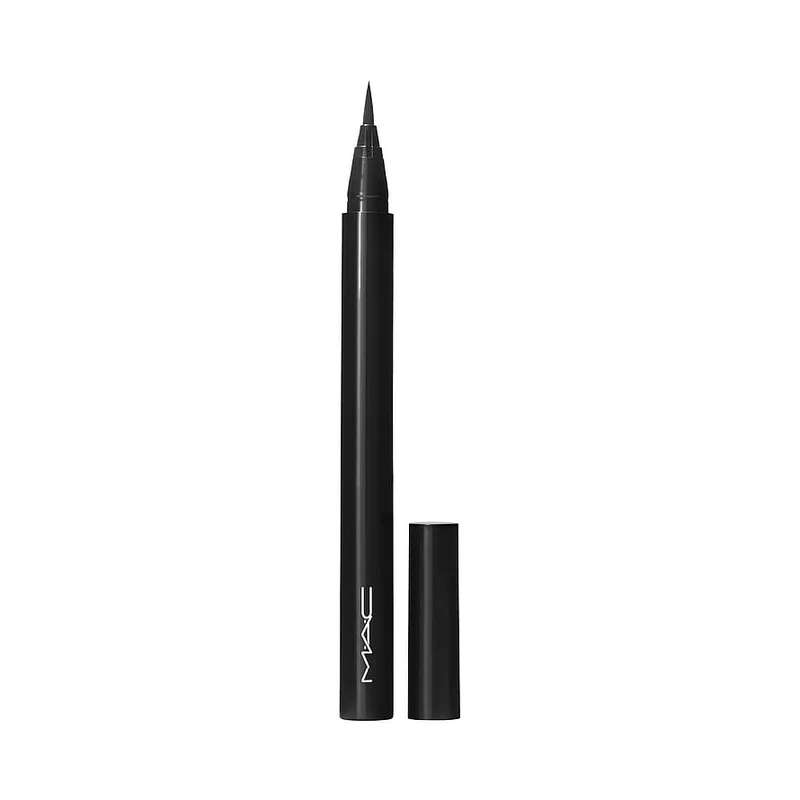 Spar 25% • Køb 2, MAC Brushstroke 24-Hour Liquid Eyeliner Brushblack, Makeup, Øjne, Eyeliner
