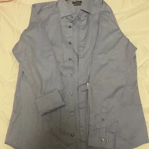 Blå skjorta Dressmann XL